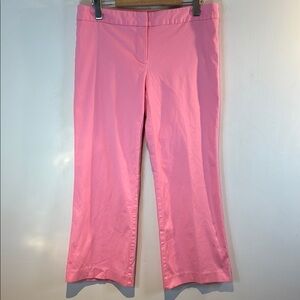 Trina Turk Vibrant Bubblegum pink cropped mid rise pants size US8